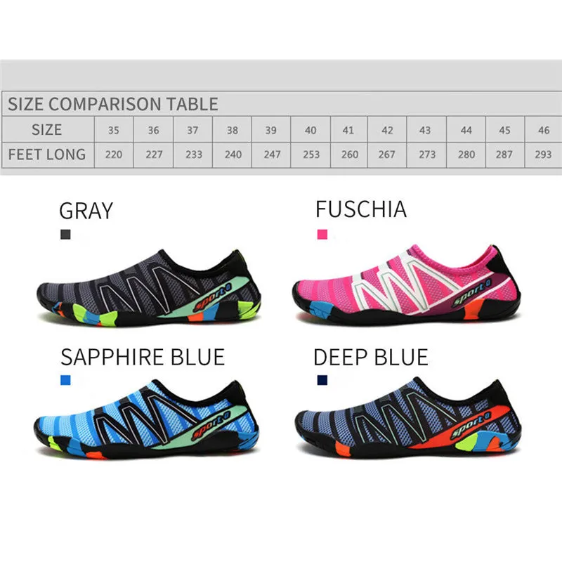 Water Shoes Barefoot Sports Shoes Quick-Dry Slip On Beach Swim Aqua Sock