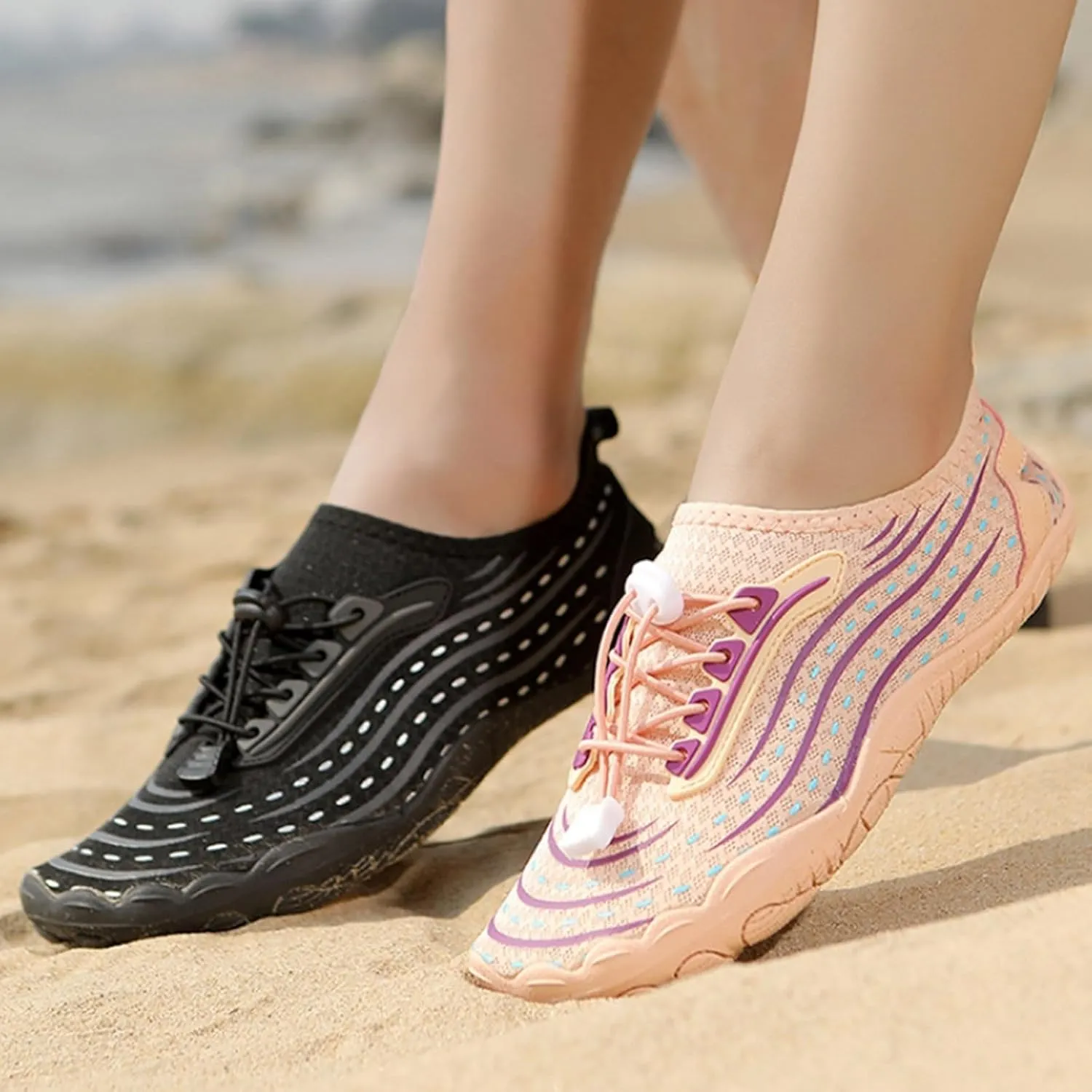 Water Shoes for Women Men Beach Athletic Barefoot Shoes Summer Outdoor Sports for Women Men Beach Athletic Barefoot Sports Outdoor Sports Footwear for Hiking Swim Beach River Pool