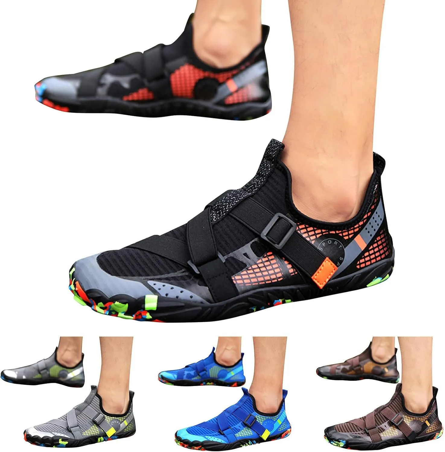 Water Shoes Men Size 10 Wide Lightweight Quick Drying Barefoot Water Shoes Cute Water Shoes for Women Aqua Sports Outdoor Shoes for Beach Swim River Pool Lake Hiking Surfing
