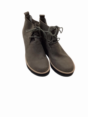 Boots Ankle Heels By Eileen Fisher In Taupe, Size: 6 Simple Look Abrasion Resistant Surface