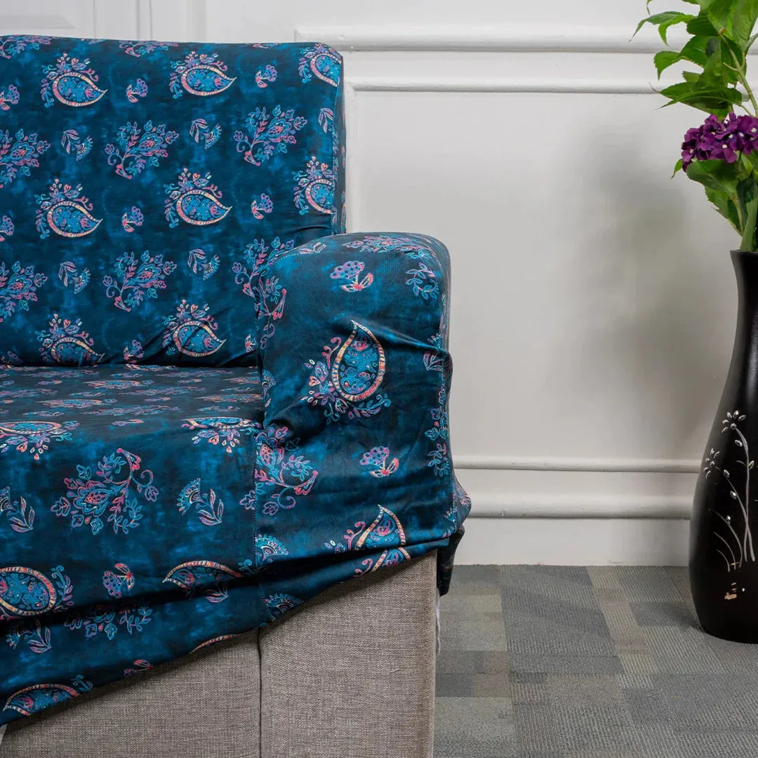 Watercolour Paisley Stretchable Sofa Covers