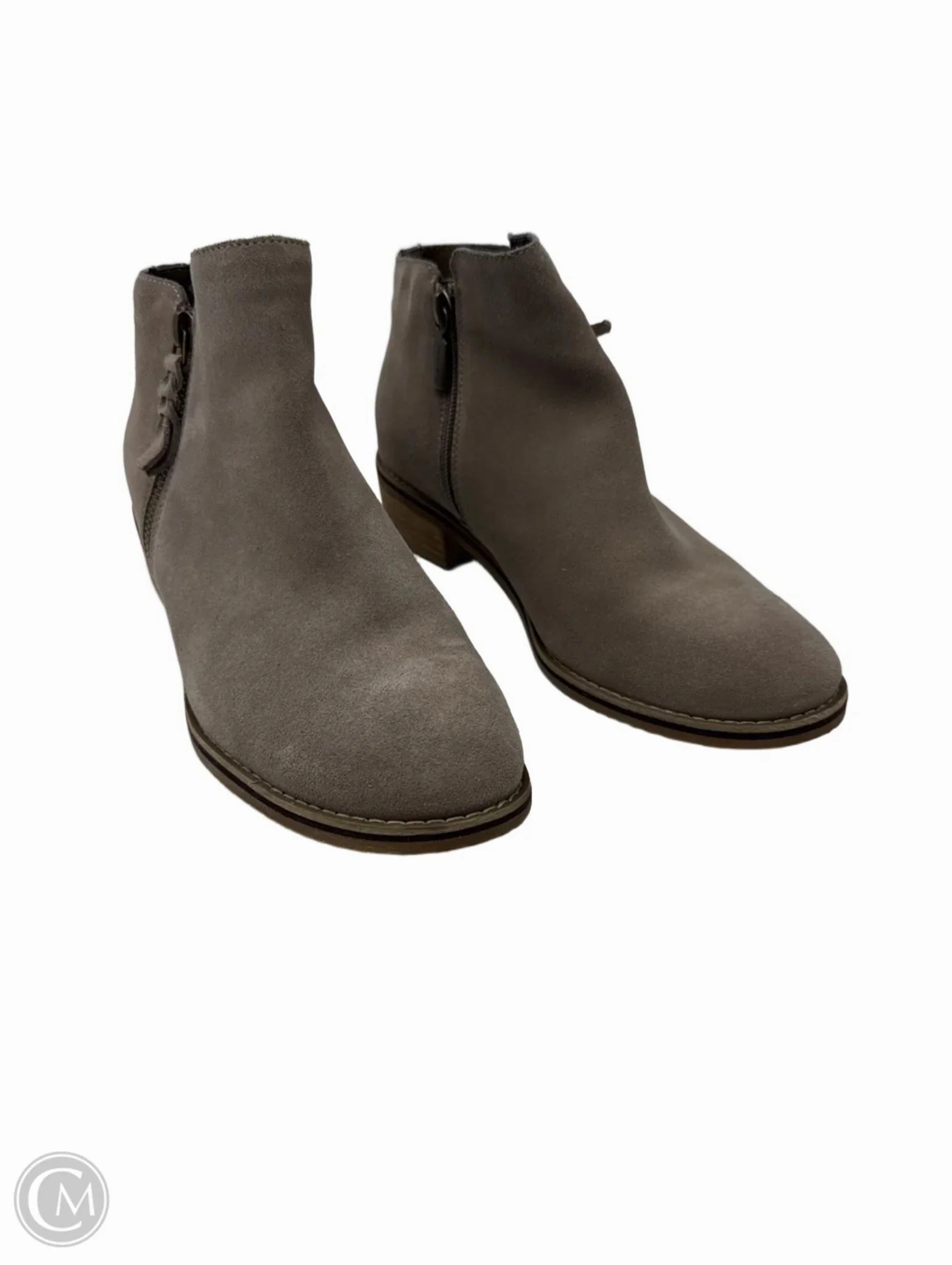 Ergonomic Fit Grippy Outsole Rural Traveler Boots Ankle Heels By Blondo In Beige, Size: 9