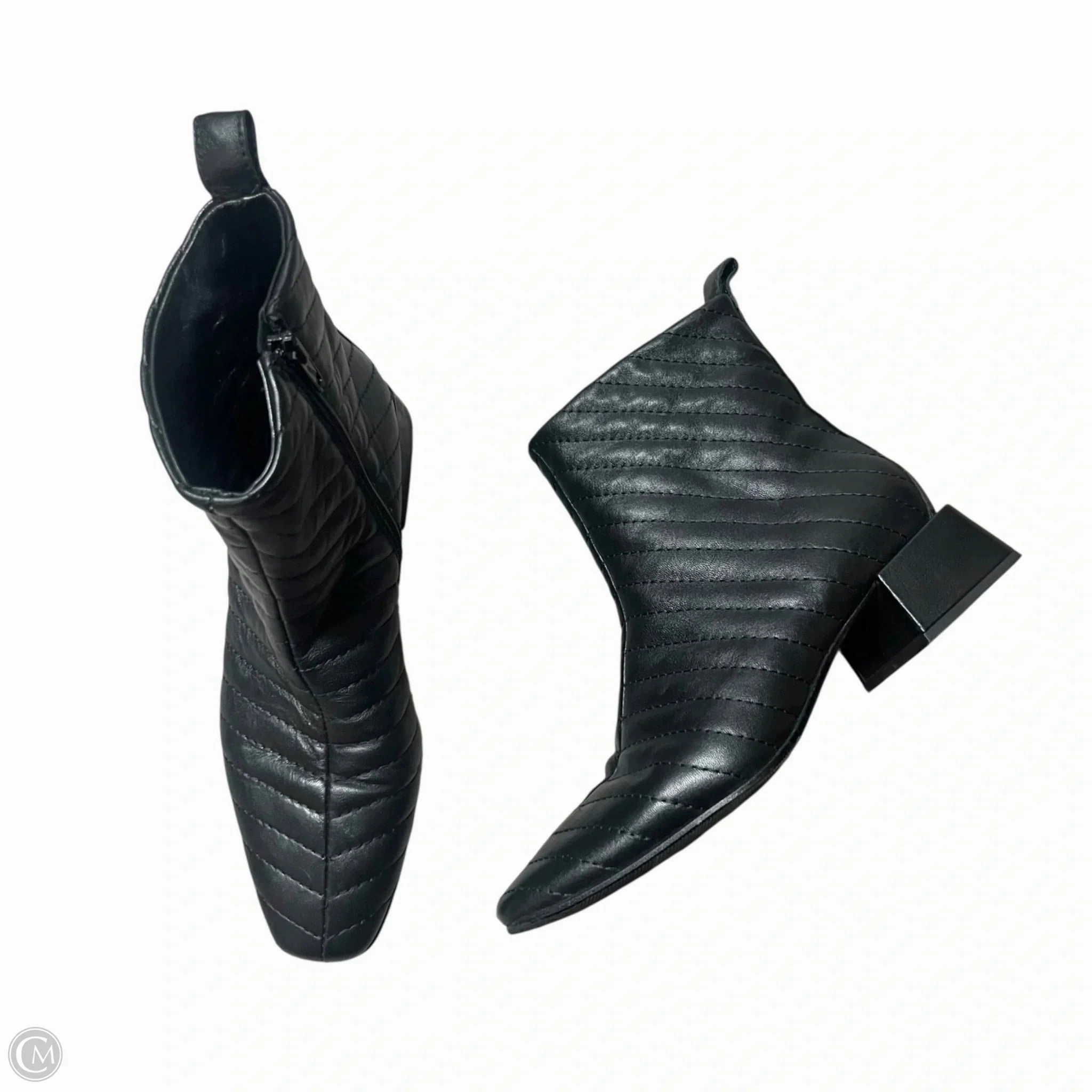 Travel Washable Boots Ankle Heels By Napoleoni In Black, Size: 6.5