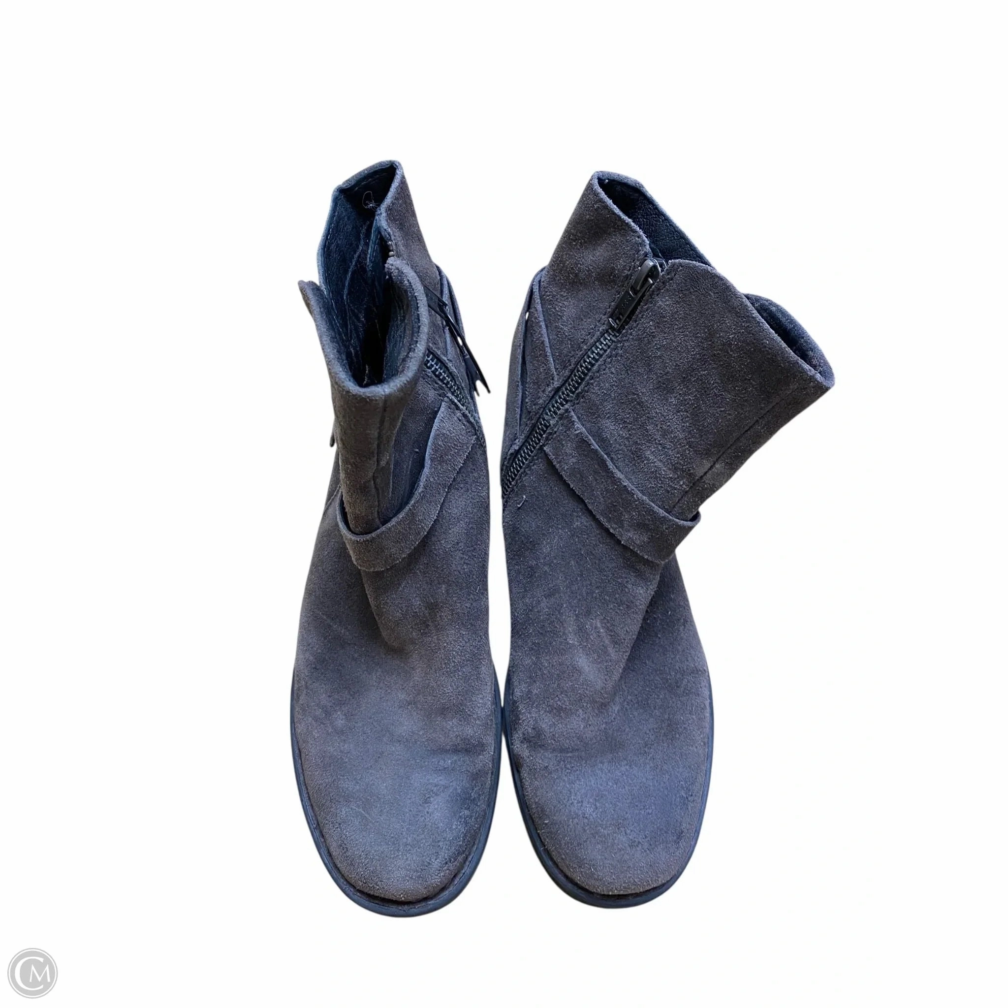 Long Hour Boots Ankle Heels By Born In Grey, Size: 7.5
