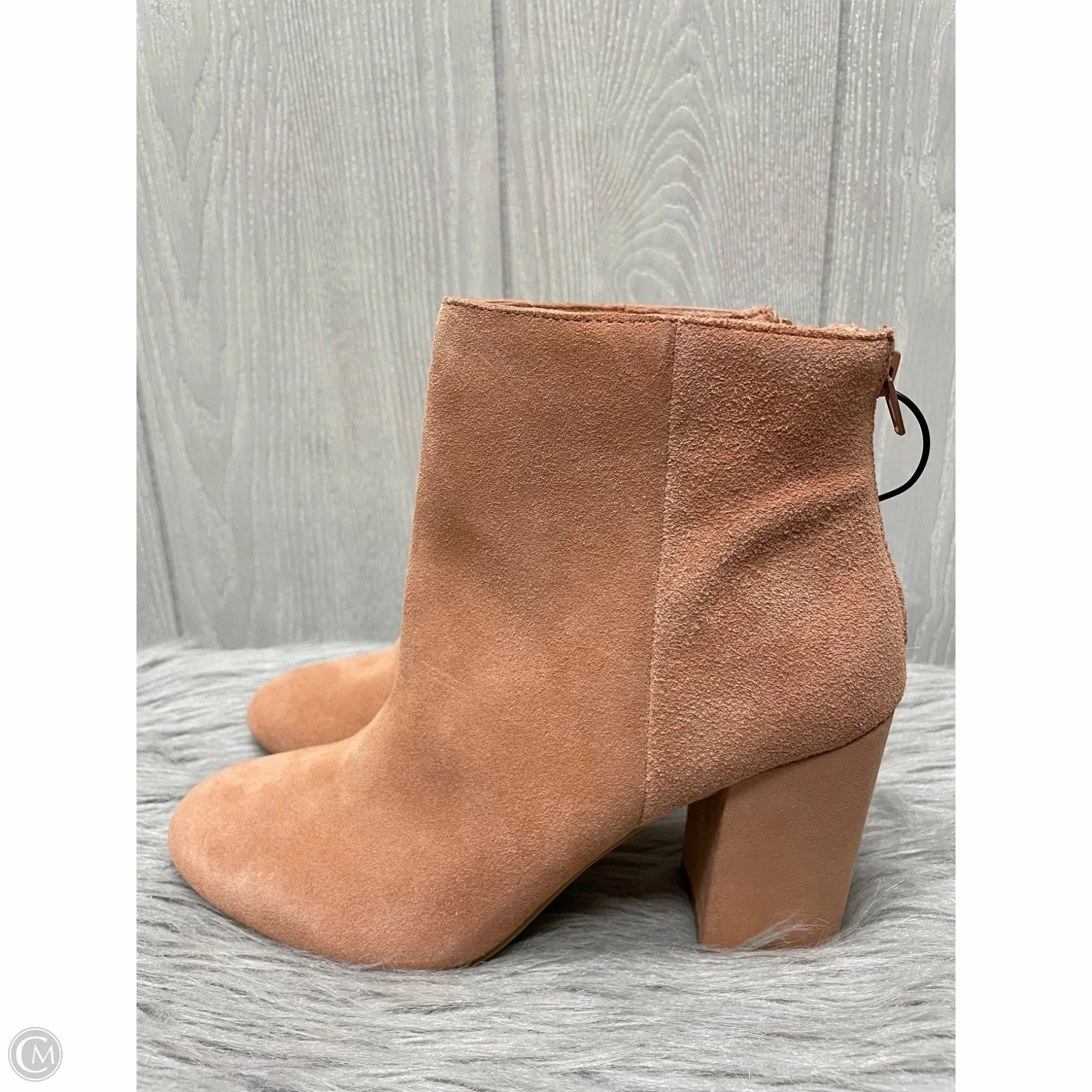 Lace Up Style Street Ready Boots Ankle Heels By Kenneth Cole Reaction In Pink, Size: 8
