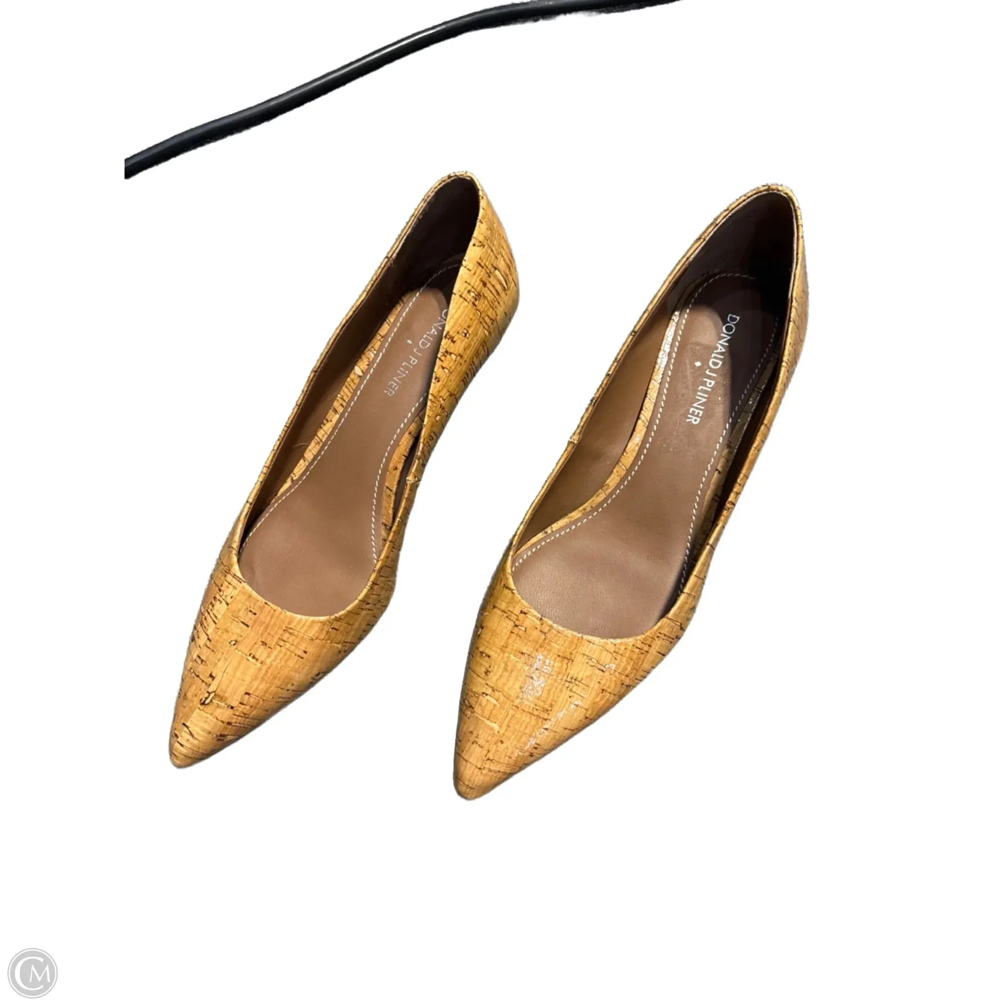 Shoes Heels Stiletto By Donald Pliner In Tan, Size: 8 Work Chic Comfortable Straps