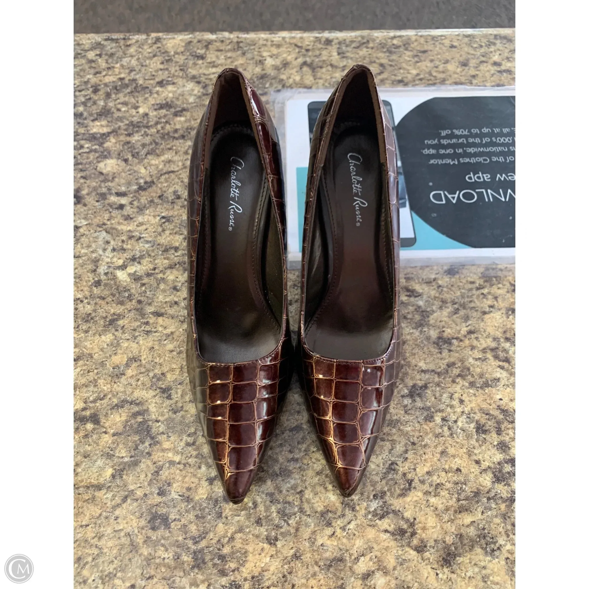 Shoes Heels Stiletto By Charlotte Russe In Brown, Size: 8 Comfortable Heels for Work Summer Heels