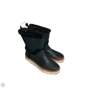 Modern Wardrobe Boots Mid-calf Heels By Toms In Black, Size: 8