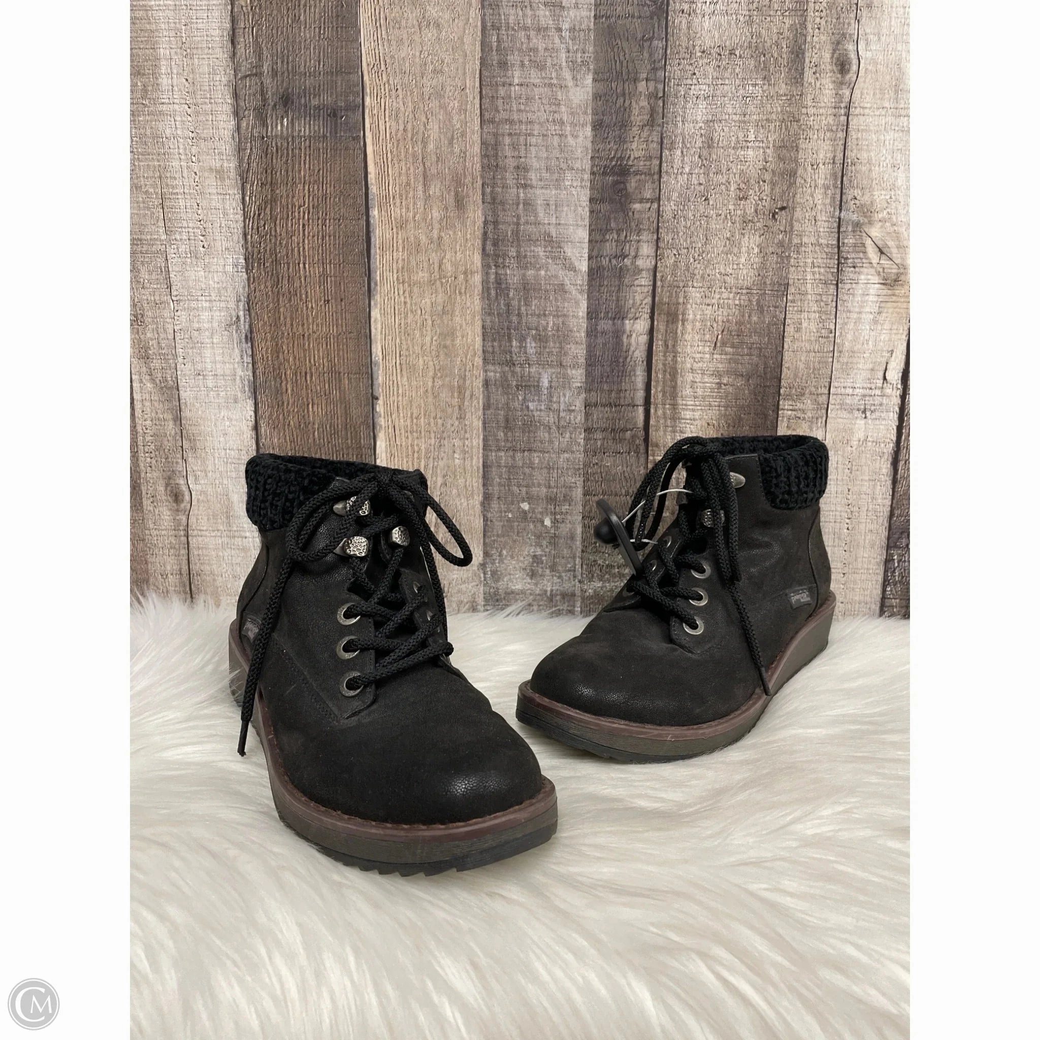 Boots Ankle Heels By Blowfish In Black, Size: 8.5 Insulated Adventure Journey