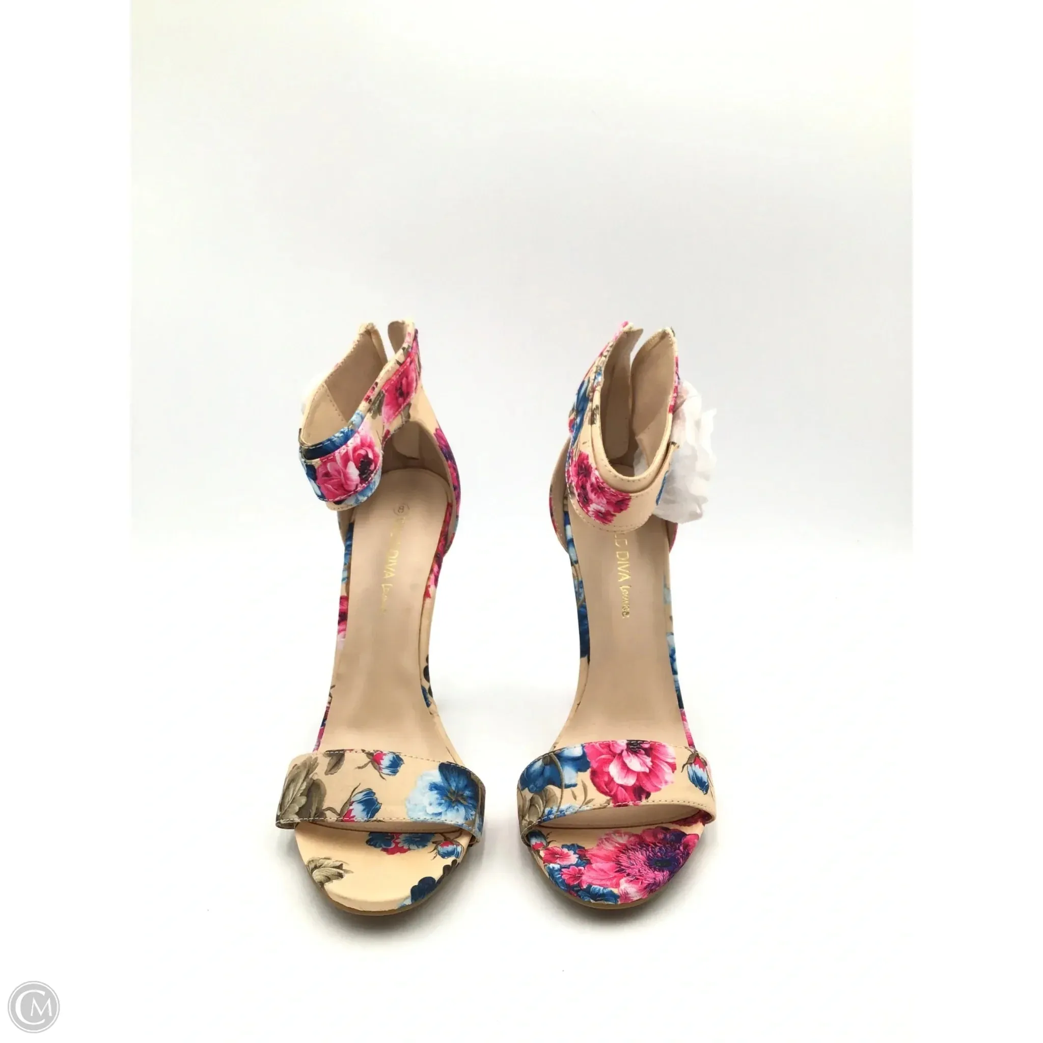 Shoes Heels Stiletto By Wild Diva In Floral Print, Size: 8 Casual Day Heels
