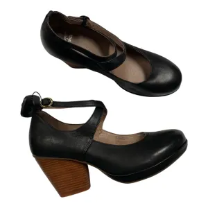 Shoes Heels Block By Dansko In Black, Size:10.5 high heel sandals