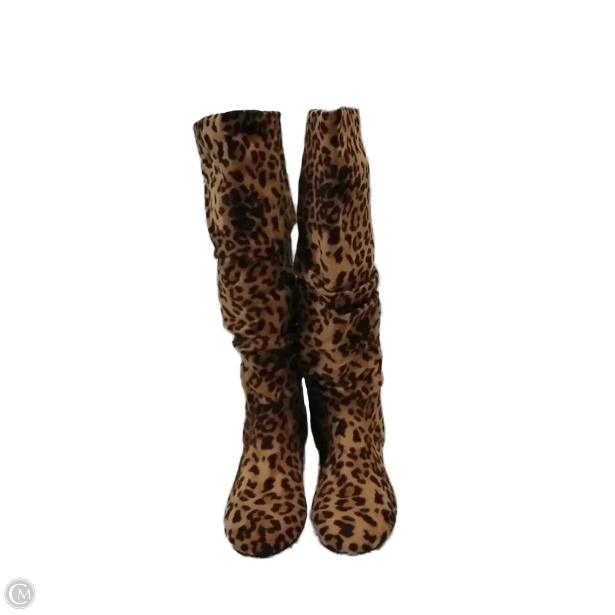 Boots Knee Flats By Soda In Animal Print, Size: 6.5 Reliable