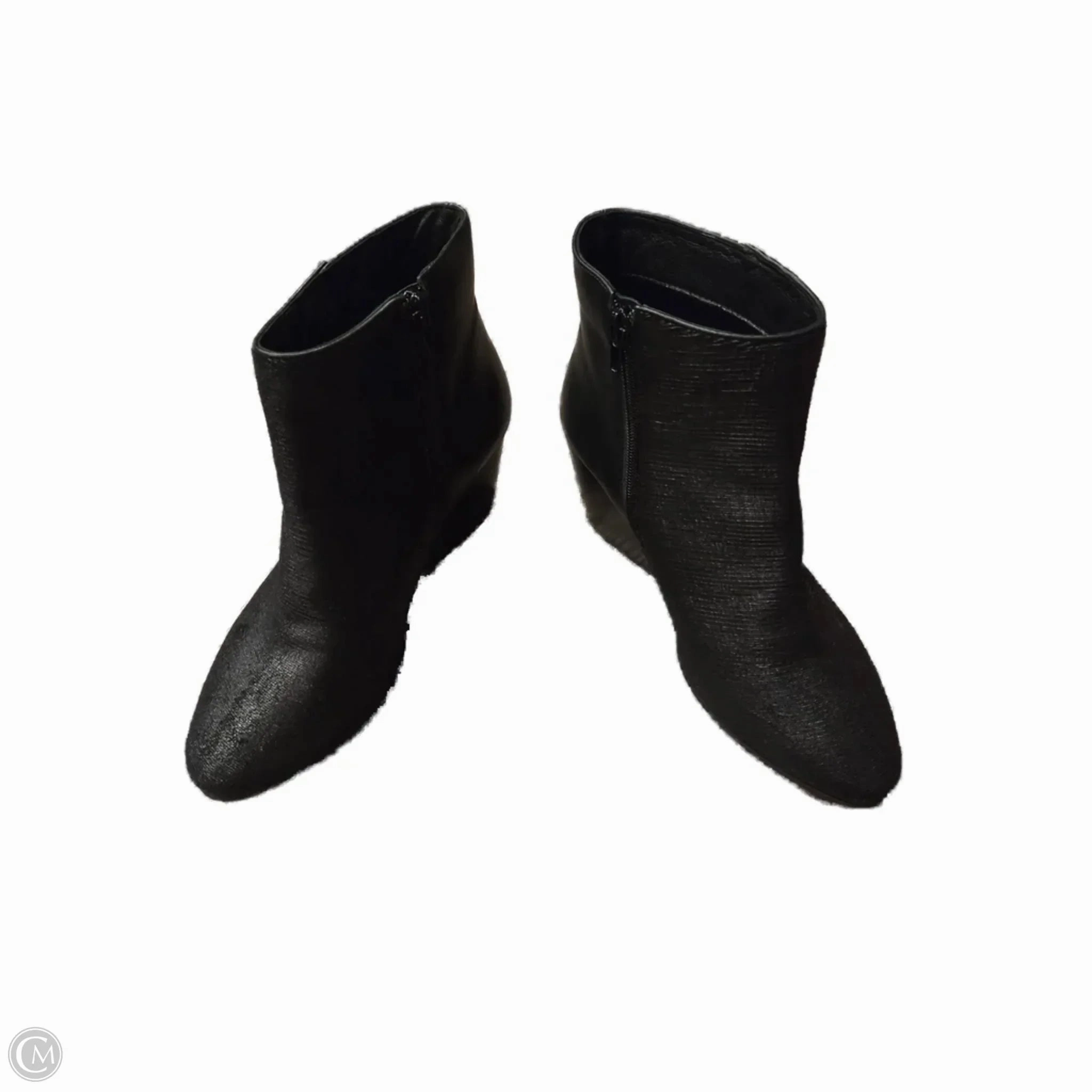 Boots Ankle Heels By Vaneli In Black, Size: 8.5 Shock Absorbing Comfort Seeker