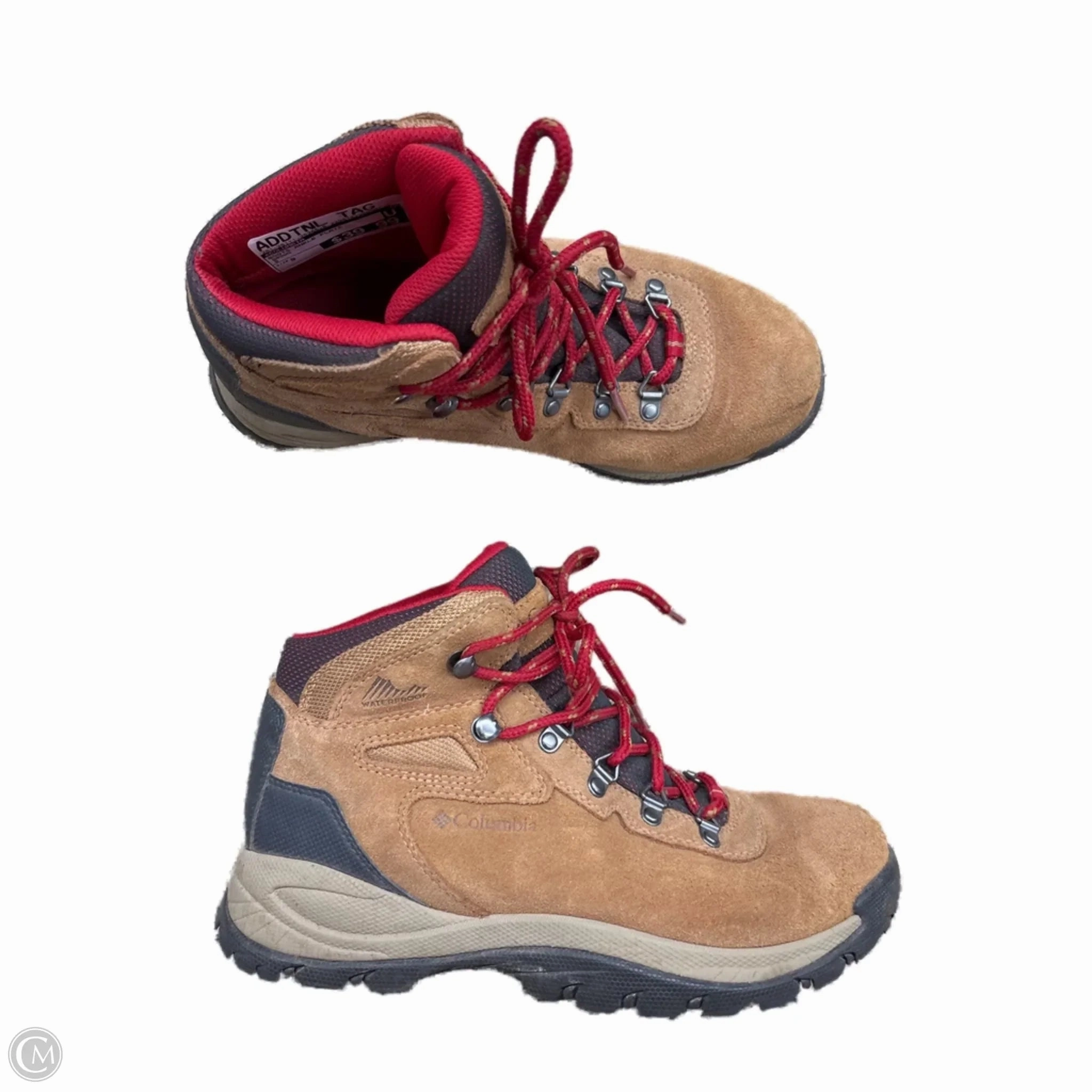 Boots Ankle Flats By Columbia In Brown, Size: 9 Waterproof Trail Exploration