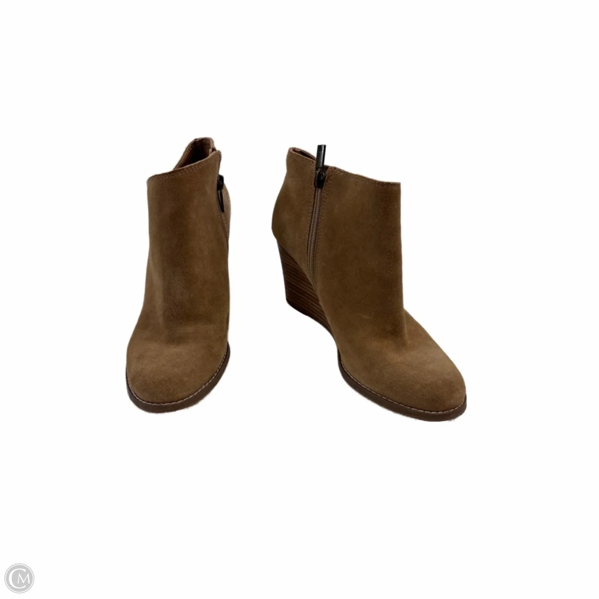 Boots Ankle Flats By Lucky Brand In Brown, Size: 7 Protective Finish Snowy Path