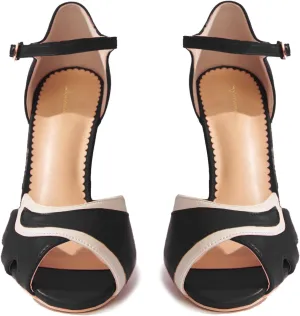 Women Ankle Strap Kitten Heel Sandals Round Open Toe Sandal Pumps Two Tone 3 inch Sandal Kitten Heels Buckle Strap Dress Sandals Shoes Peep Toe Matte Vintage Cute Size 4-11 M US