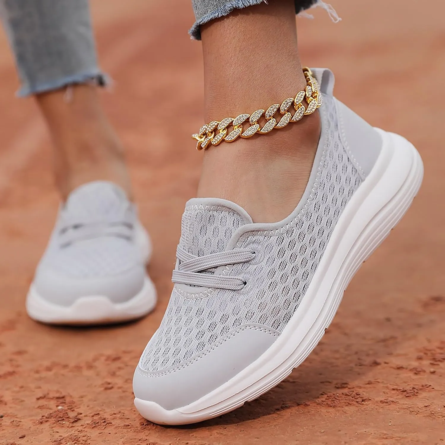 Women Comfy Orthopedic Walking Shoes 2024 New Orthopedic Women's Breathable Slip On Arch Support Shoes Casual for Men