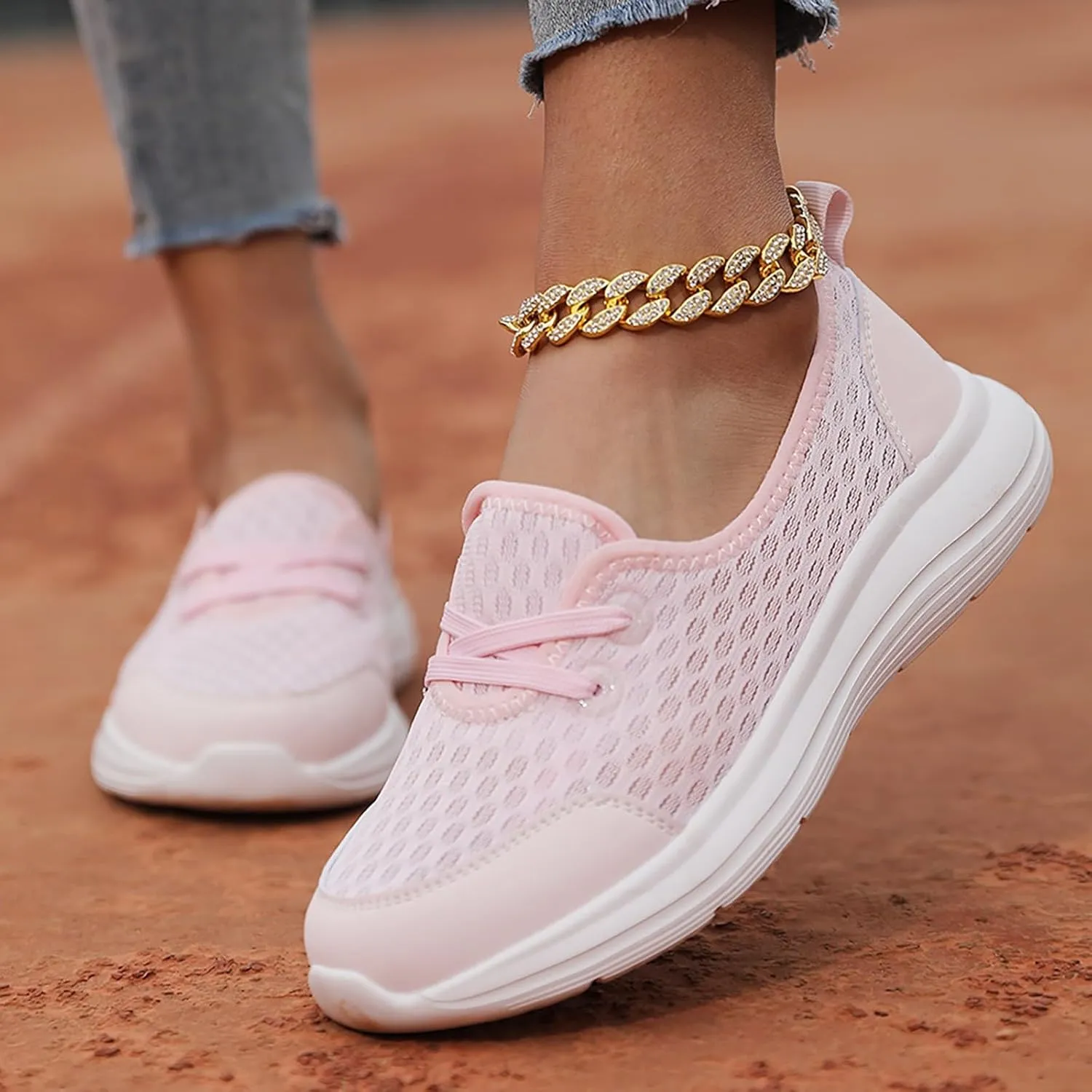 Women Comfy Orthopedic Walking Shoes 2024 New Orthopedic Women's Breathable Slip On Arch Support Shoes Casual for Men