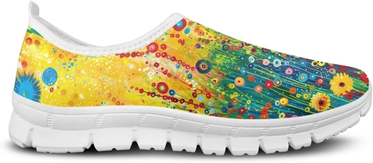 Women Fashion Slip On Sneakers Lightweight Walking Travel Outdoor Shoes Ladies Non Slip Flat Casual Loafers