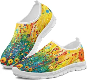 Women Fashion Slip On Sneakers Lightweight Walking Travel Outdoor Shoes Ladies Non Slip Flat Casual Loafers