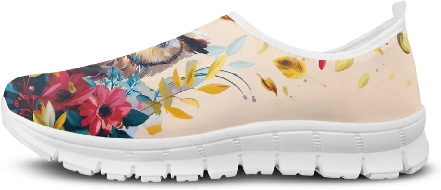 Women Fashion Slip On Sneakers Lightweight Walking Travel Outdoor Shoes Ladies Non Slip Flat Casual Loafers