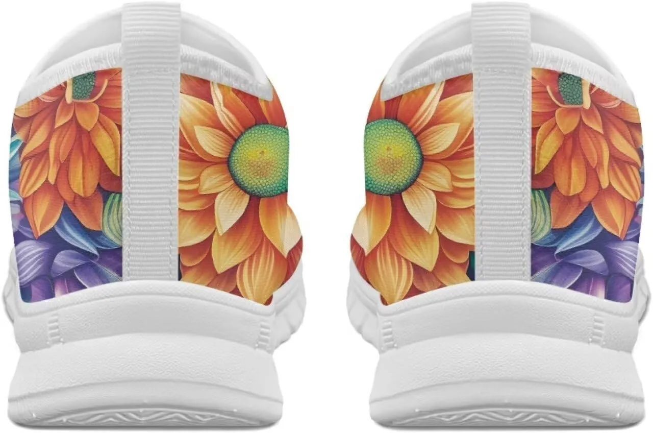 Women Fashion Slip On Sneakers Lightweight Walking Travel Outdoor Shoes Ladies Non Slip Flat Casual Loafers