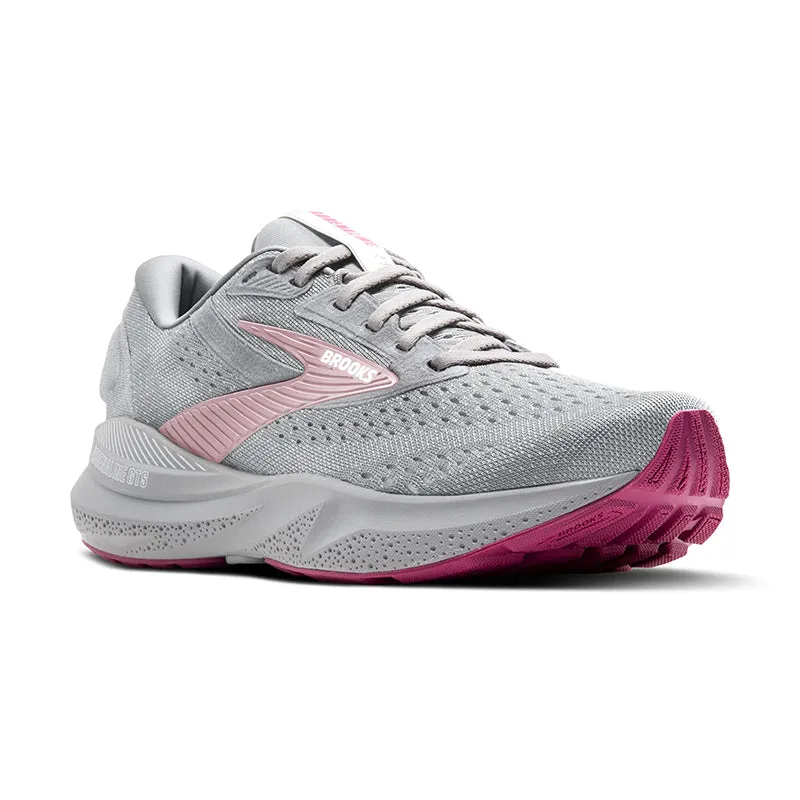 Women's Adrenaline GTS 24 Alloy/White/Zephyr Glam silhouette
