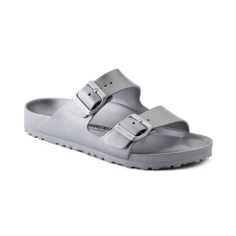 Quick Comfort Slides Comfort Grip Women's Arizona EVA Narrow Metallic Silver