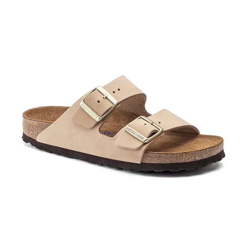 Women's Arizona Soft Footbed Sandcastle Nubuck Quick Comfort Fit