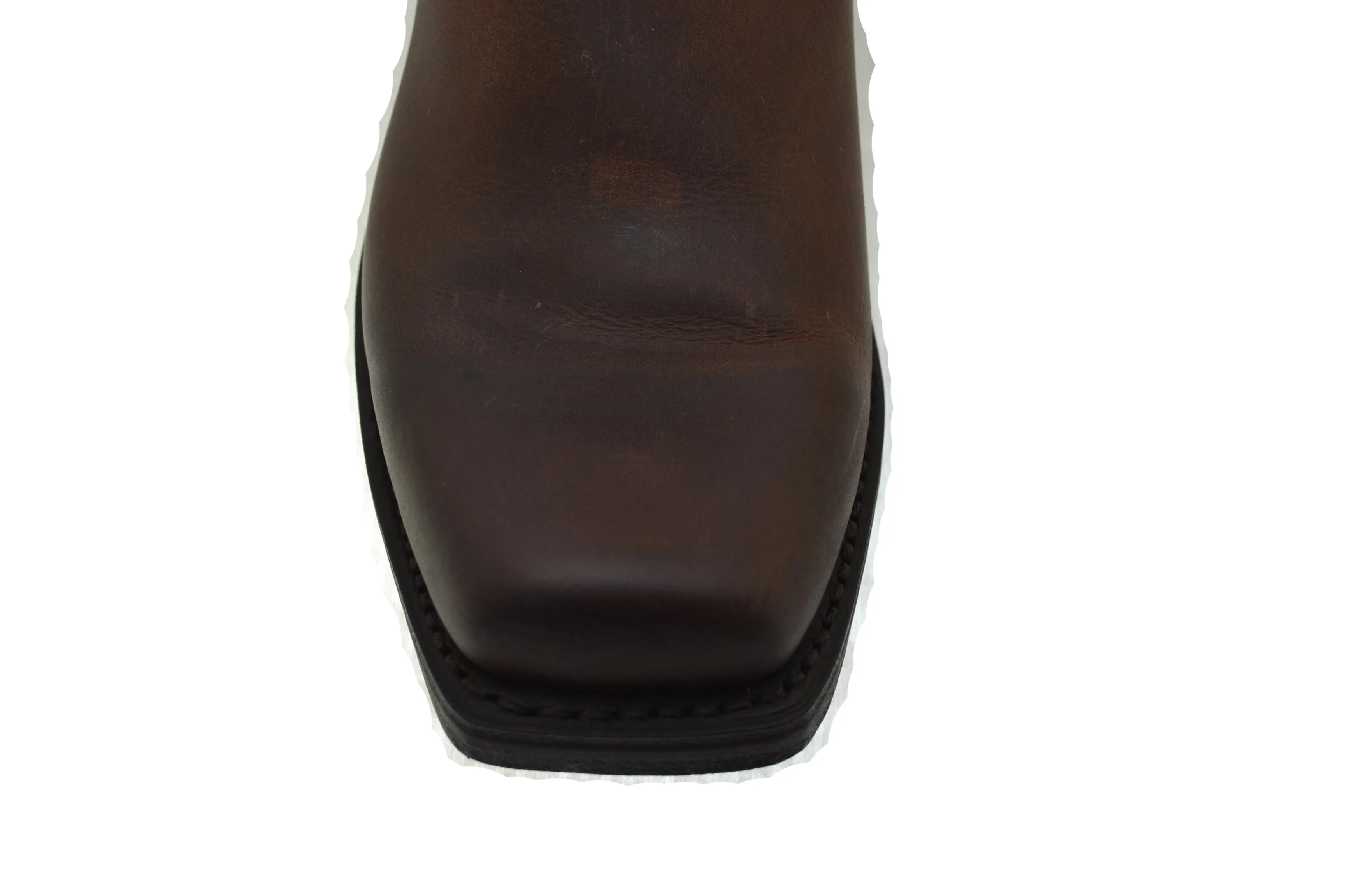 Women's Biker Boots Sendra 2380 Harness Brown Leather Cuban Heel last pair size 37