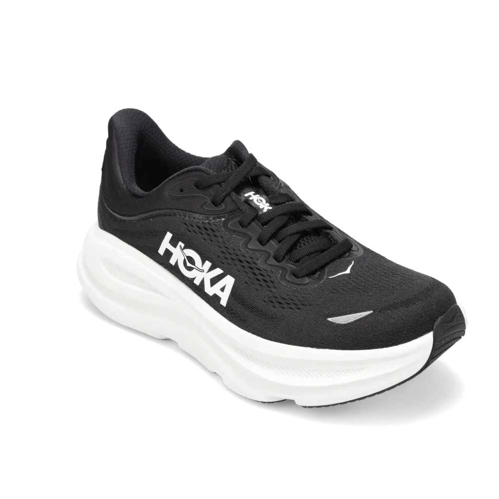 All-weather shock absorption Sneaker Repairs Women's Bondi 9 (WIDE) Black/White