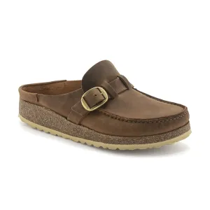 Chic Flip-flops for Men Women's Buckley Cognac Oiled Leather