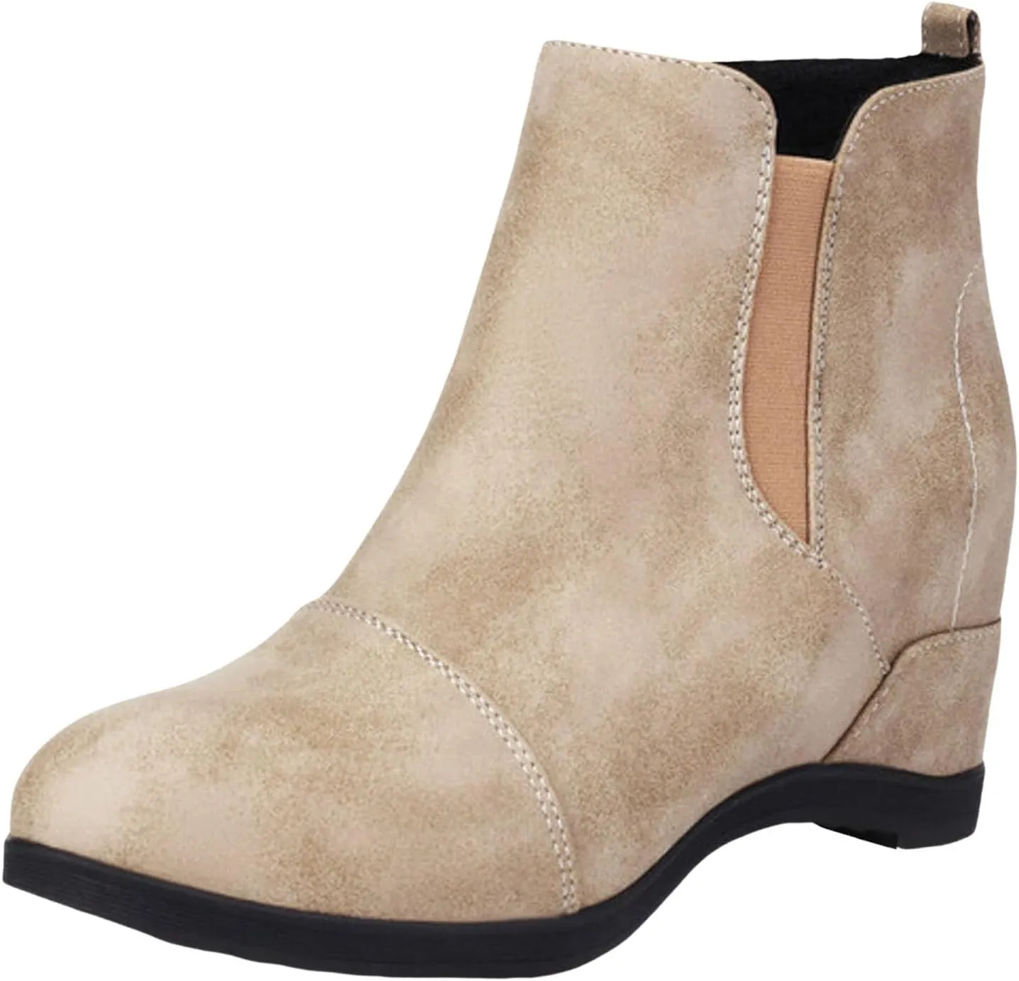 Women's Chunky Block Boots heels Side Zipper BootsKnee High Boots Casual Shoes Chukka Chunky Pull On Western Mid-calf Combat