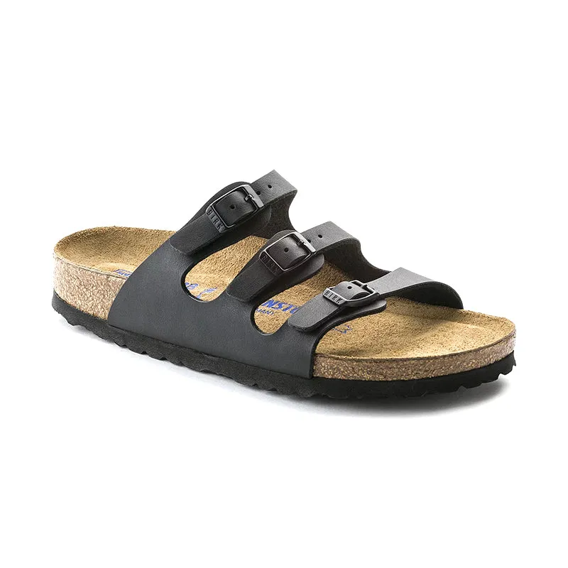 Women's Florida Soft Footbed Black Birko-Flor Lightweight Mesh EasyToClean