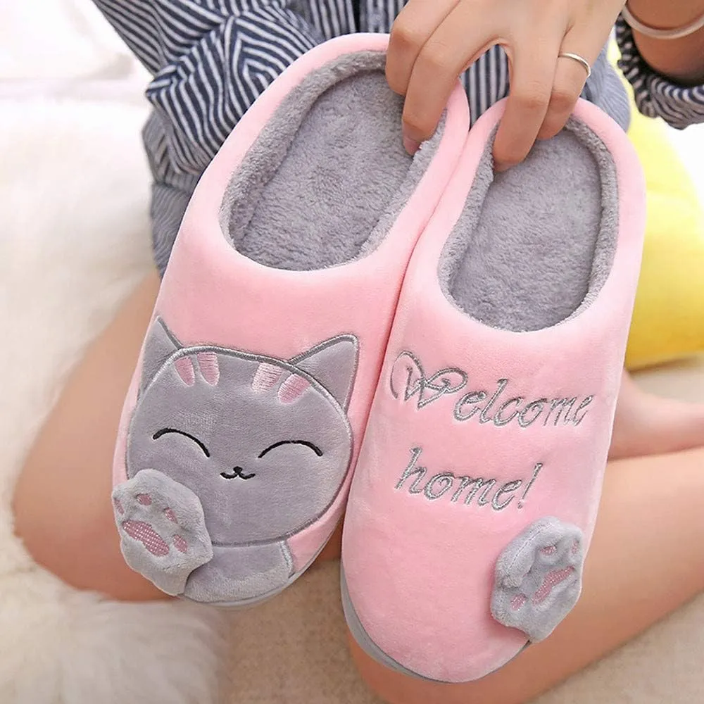 Women's Fuzzy Slippers Indoor Open Toe House Slippers Cozy Plush Bedroom Shoes Warm Cute Womens Slippers