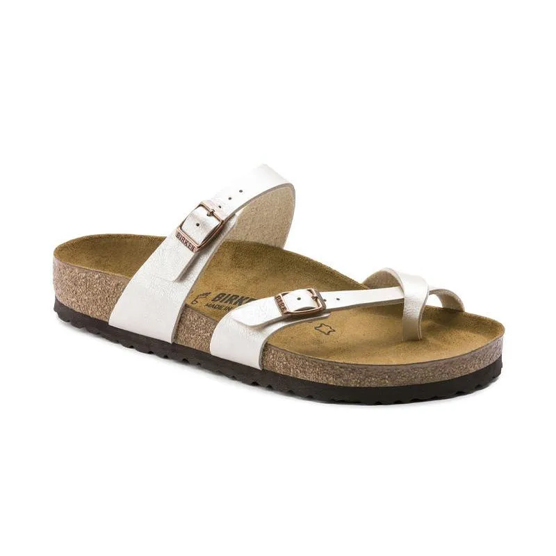 Women's Mayari Graceful Pearl White Birko-Flor Lightweight Material