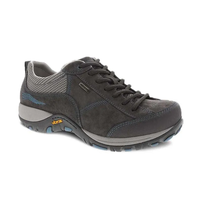 Women's Paisley Waterproof Grey/Blue Suede Edgy