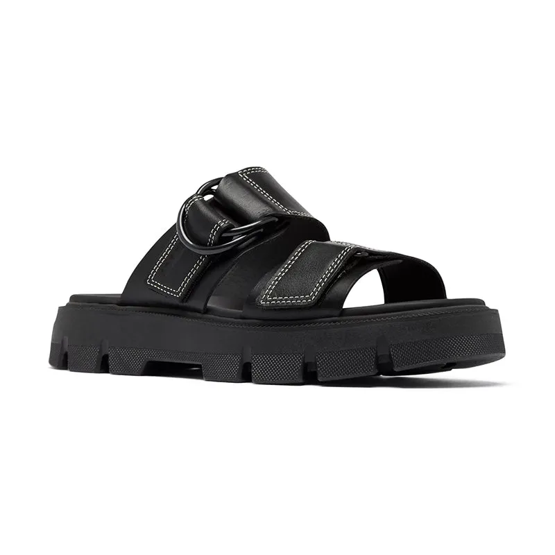 Soft Slides Comfort Technology Women's Rein CB Slide Sandal Black/Black