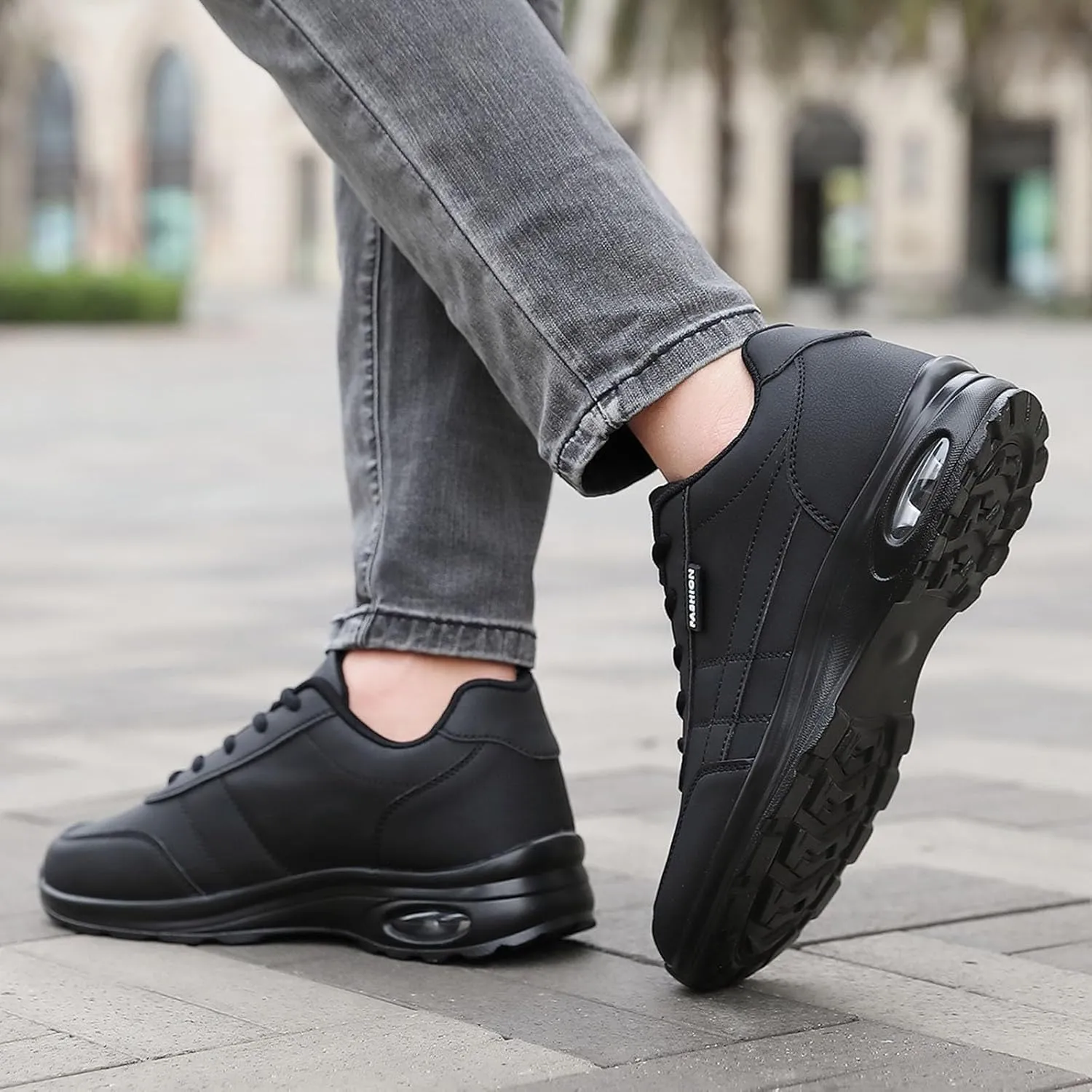 Womens Slip On Shoes Work Non Slip Sneakers Walking Shoes Casual Sneaker Socks No Show Men