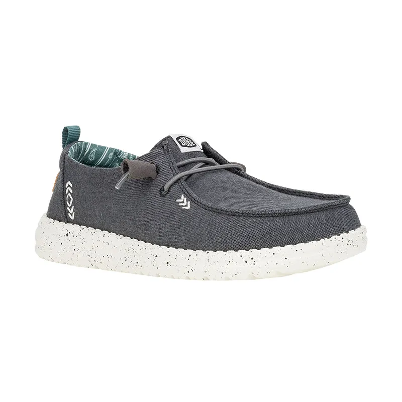 Women's Wendy Chambray Black Comfy Slip Shock Absorbent