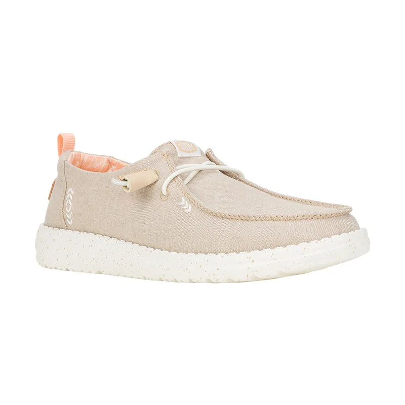 Women's Wendy Chambray Tan On The Go Shoes Quick Comfort Wear