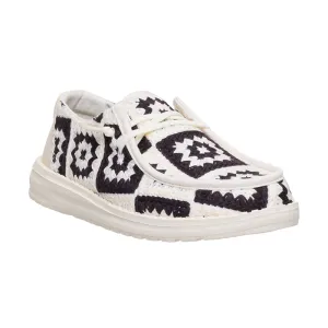 Quick Walk Wear Women's Wendy Cottage Crochet Black/Multi