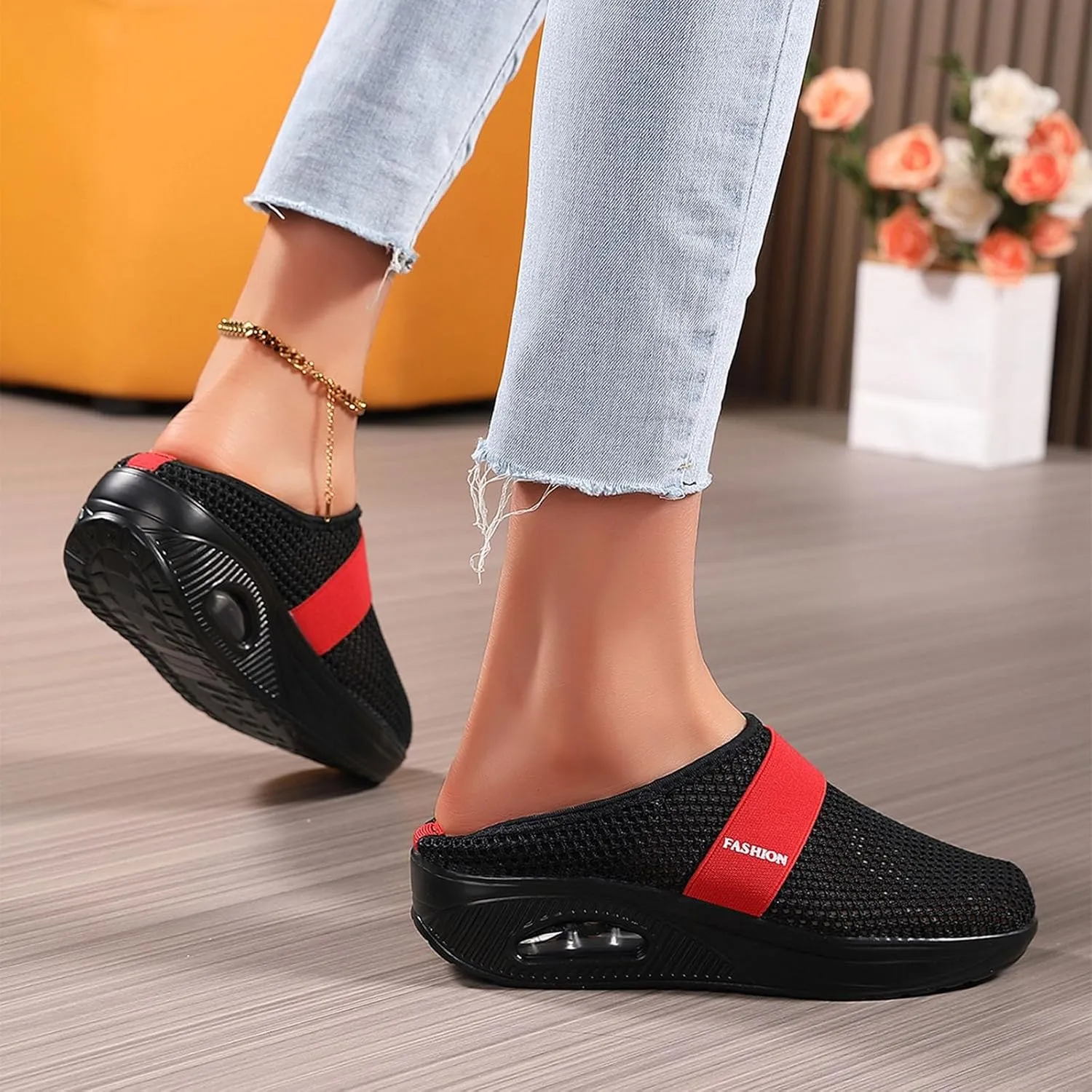 Workout Athletic Sport Shoes for Men Slip On Lightweight Breathable Fashion Sneaker Business Formal Dress Shoes