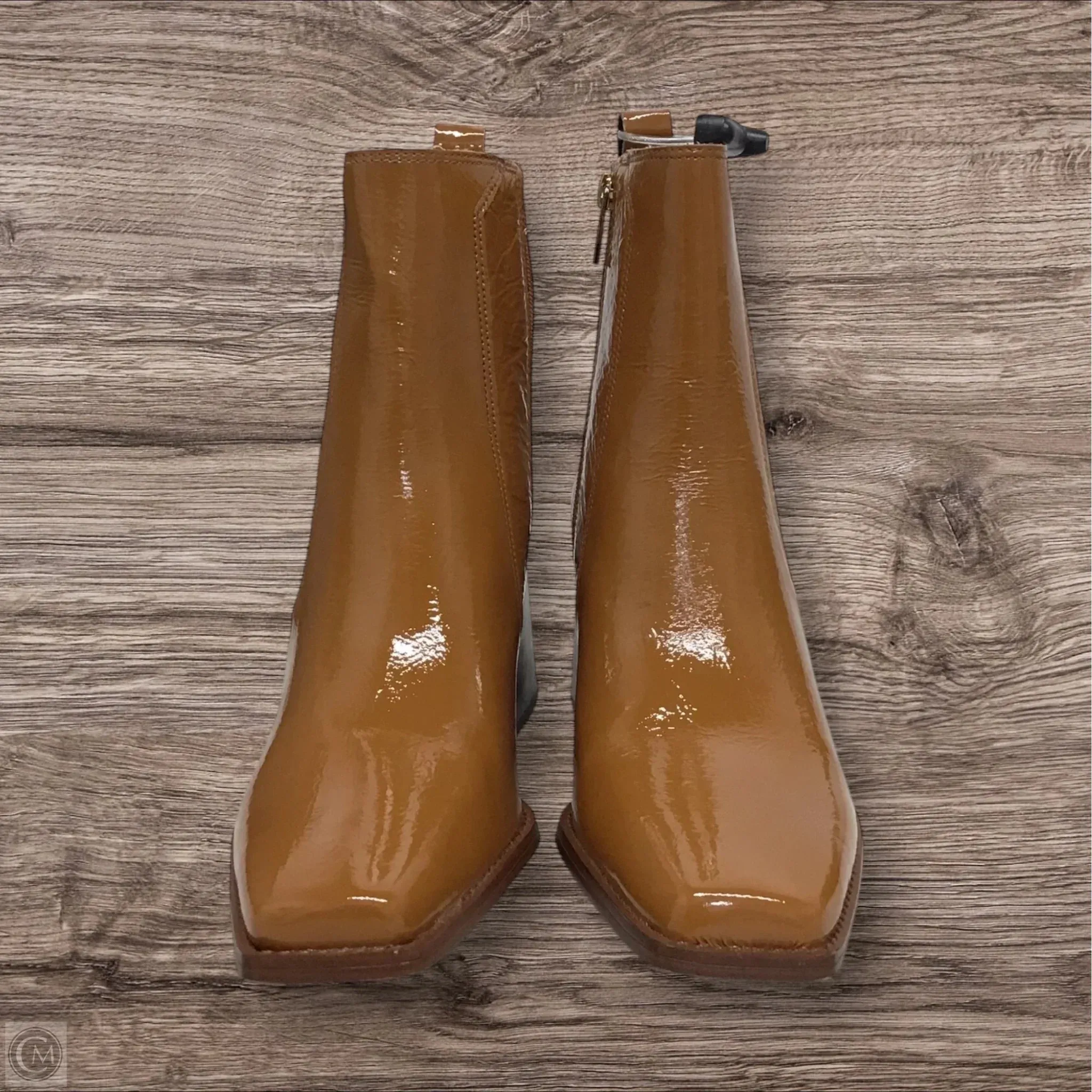 Boots Knee Heels By Vince Camuto In Orange, Size: 10 Modern Edge Glam Look