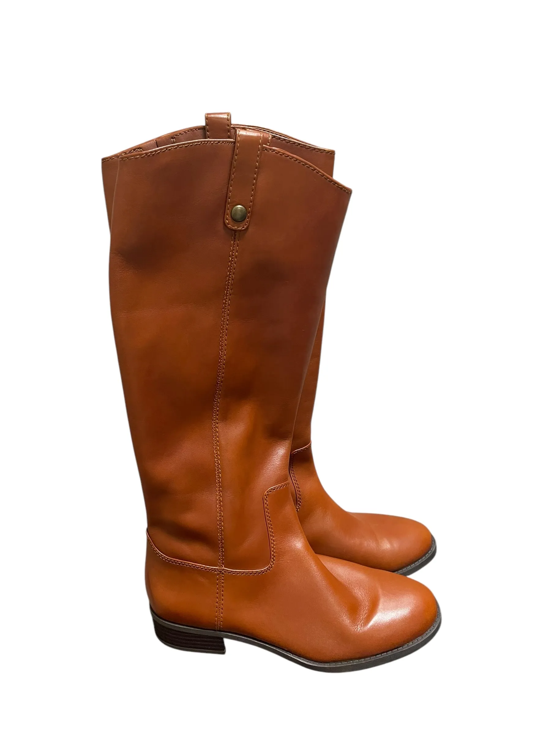 Trend Style Padded Boots Knee Flats By Inc In Brown, Size: 10