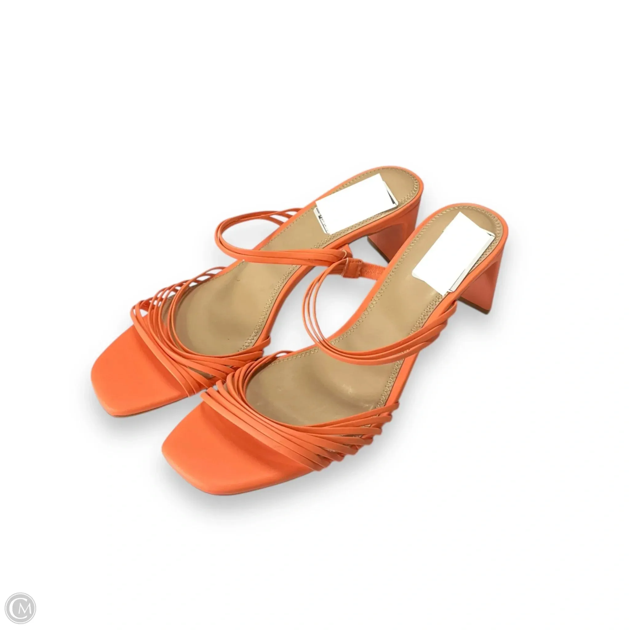 Shockproof Shoes Heels Block By Bp In Coral, Size: 11